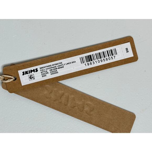 SKIMS NWT Smoothing Intimates Full Coverage Lightly Lined Bra Cocoa Brown 44DDDD - Picture 6 of 9